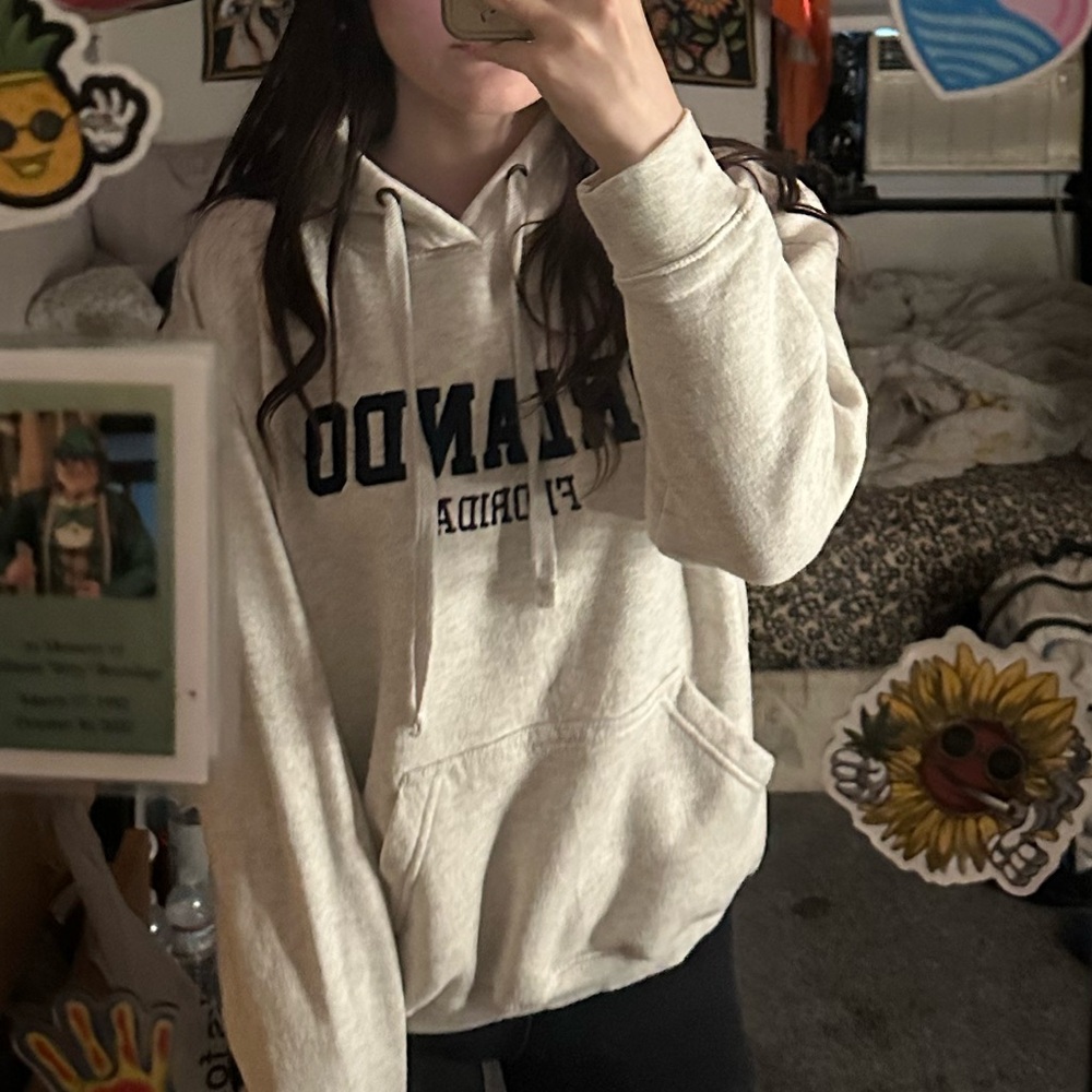 Light grey florida hoodie